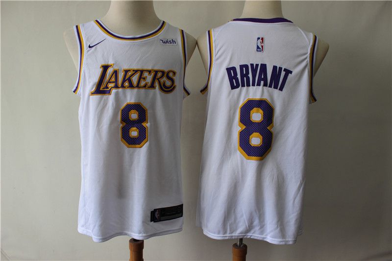 Men Los Angeles Lakers #8 Bryant White Game Nike NBA Jerseys->indianapolis colts->NFL Jersey